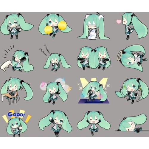 40pcs Anime Character Album Scrapbook Waterproof Decoration Sticker DIY Handmade Gift Scrapbook Sticker