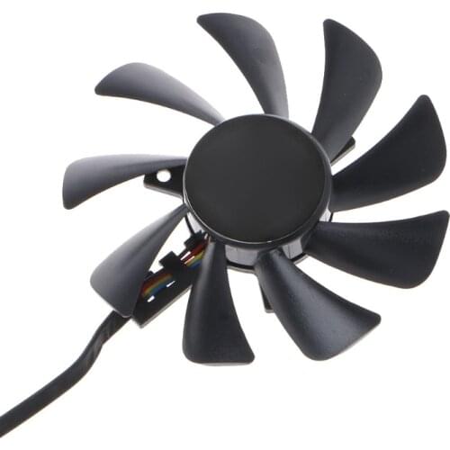 85MM Cooler Fan 4Pin 12V 0.55A FD9015U12S VGA Fan Graphics Card Fan for Sapphire HD7770 7750 HD7970 RX 580 gtx560 gtx950