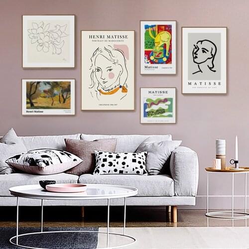 BANANART Mural Art Painting Character Abstract Canvas Painting Living Room Background Wall Home Decoration Painting Frameless