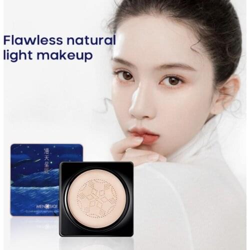 Air Cushion BB & CC Cream Whitening Concealer Oil Control Make Up With Mushroom Puff