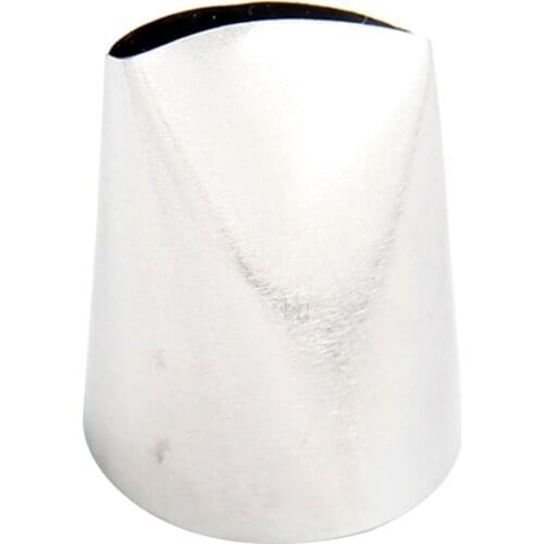 Free Shipping New Stainless Steel 18/8 Large Petal Rose Piping Nozzle Cakes Cupcakes Decorating Icing Tips #123B