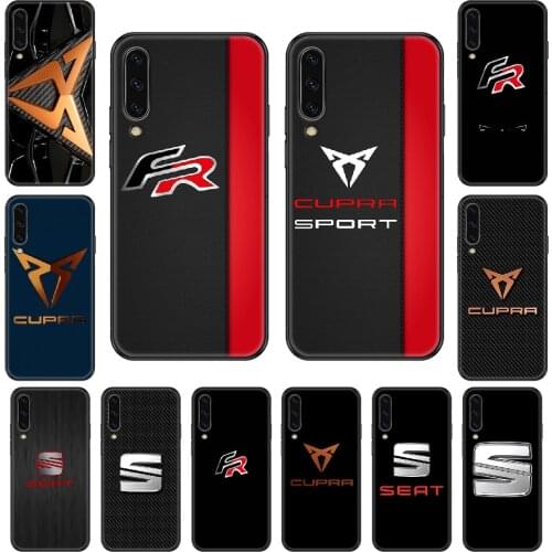 Car Seat Logo Phone case For Samsung Galaxy A 3 5 8 9 10 20 30 40 50 70 E S Plus 2016 2017 2018 2019 black soft shell tpu back