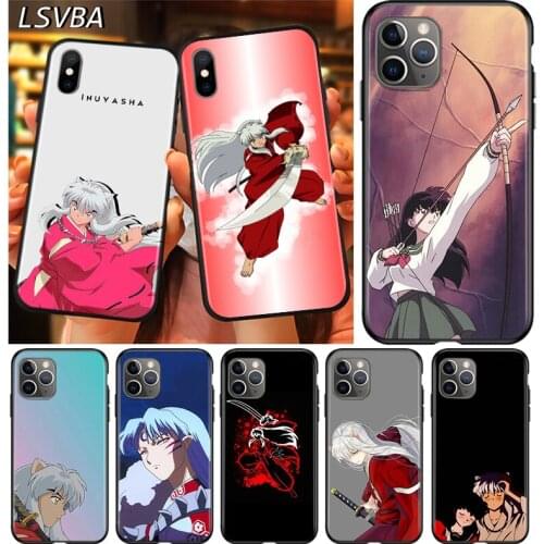Black Cover Cute Japan Cartoon for Apple iPhone 12 Mini 11 XS Pro Max X XR 8 7 6 6S Plus SE 2020 5 5S Phone Case