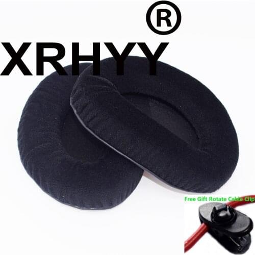 XRHYY Black Replacement Velvet Earpad Ear Pads Cushions For Sennheiser RS160 RS170 RS180 HDR160 HDR170 Headphones