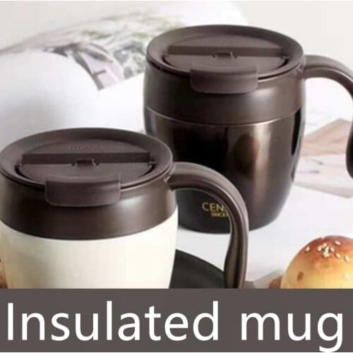 Hot Sale 330ml 304 Stainless Steel Insulation Cup Travel Coffee Cup With Cover Anti-fall Car Kettle Vacuum Bottle Insulation Cup