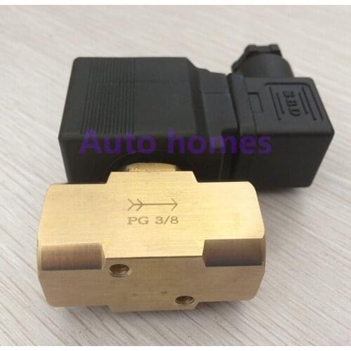 Large Diameter Two-way Solenoid Valve for Twin screw granulator VMI V10-C3C 220VAC PG 3/8