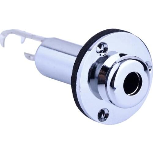 6.35mm 1/4" Chassis Panel Mount Guitar Bass Input Jack Socket Increasing Output Power for Professional Guitar Parts Accessories