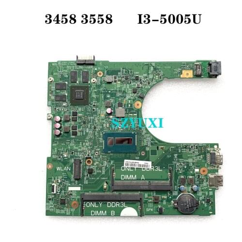 I3-5005U For Dell inspiron 3458 3558 Laptop Motherboard 14216-1 PWB 1XVKN Mainboard 100%tested