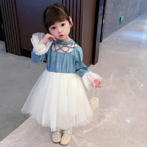 Beautiful Organza Spring Summer Girls Dress Kids Teenagers Children Clothes Outwear Special Occasion Long Sleeve High Quality