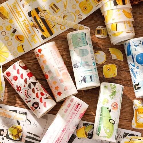 10cm wide Life Ceremony Series Journal Washi Tape DIY Scrapbooking Sticker Label Kawaii girl Masking Tape School Office Supply