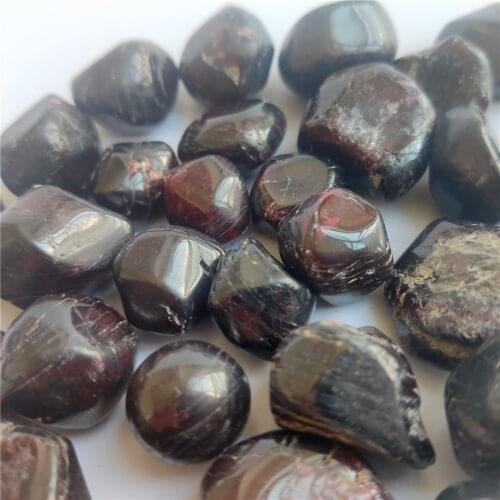 Natural Crystal Red Garnet Rough Raw Stone Gem Mineral Stone Rock Gravel Specimen Healing Reiki Specimen Healing