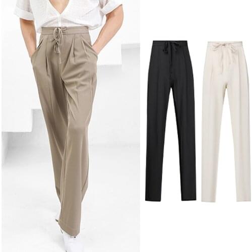 2021 Latin Dance Clothes Men Soft Drawstring Pants Competition Costume Cha Cha Samba Ballroom Dancing Practice Trousers DNV14934