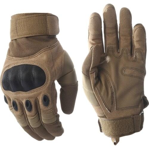 VIP-Touch Screen Army Military Tactical Gloves Paintball Fighting Anti-slip Bike Hard Knuckle Full Finger Gloves
