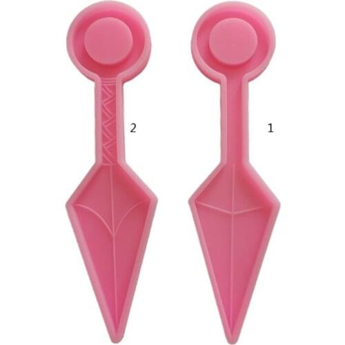 DIY Crafts Casting Tool Dagger Epoxy Resin Mold Jewelry Earrings Silicone Mould