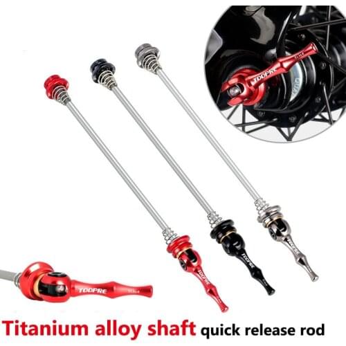 Road Bike Quick Release Skewer Lever Ultralight Titanium TI For Bicycle Cycling 100m-130mm Wheel Hub Lightweight Quick Skewers