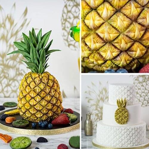 New Pineapple Fruit Fondant Cake Mould Silicone Chocolate Mould Liquid Silicone DIY Baking Tool