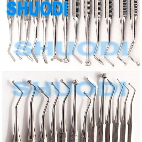 1 piece Dental Composite Filling Tool Instrument Filler Spatula Amalgam Plastic Filling Spatula Double Ends Stainless Steel