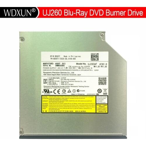 Notebook PC Internal Blu-ray Writer 6X 3D BD-RE DL BD XL TL QL Blue-ray Recorder SATA DVD Drive for UJ260 UJ-260