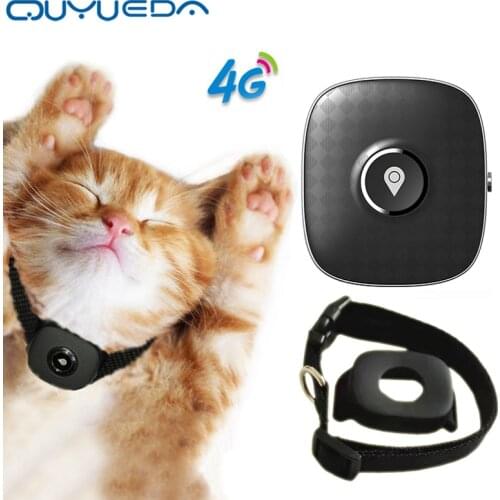 Waterproof 4G Pet GPS Tracker Dog GPS Tracking Collar Mini Anti-Lost Alarm Cat Locator Smart Tracking Device Long Standby SOS