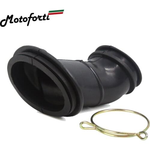 Motoforti Motorcycle Spare Parts Black Rubber Air Filter Connector Adapter Fits for CG125