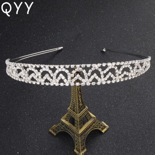 Women Tiaras and Crowns Wedding Bride Hair Hairbands Accessories Luxury Rhinestone Princess Diadem Queen Hair Jewelry