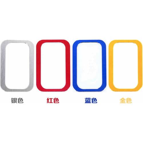 Angelguoguo Aluminium alloy Car Rear Door Switch buttons Decorate For Mercedes Benz 2015-2016 C-Class/GLC-Class