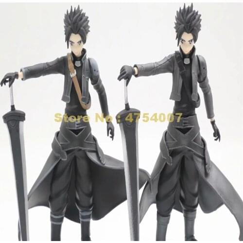 Anime sword art online s.a.o kirito black fairy theatrical version pvc action figure model collection 18cm Toy