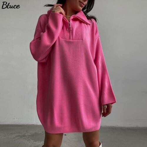Btuce Fashionable Knitted Dresses