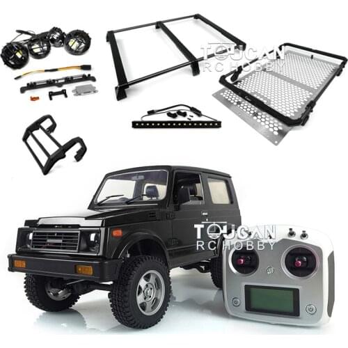 Capo 1/6 RC Remote Control SIXER1 Car Crawler RTR Samurai Jimny Motor Roof Light Rack Outdoor Toys For Boys Gift THZH0561-SMT6