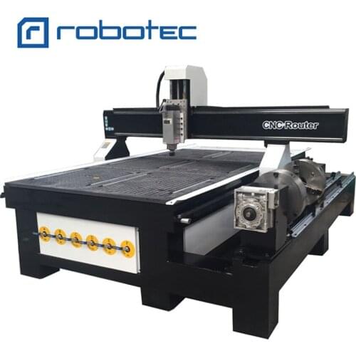 CE Standard 5.5kw Water Cooled Spindle 1325 1530 2030 Woodworking Machinery Mach3 Control CNC Milling Machine For Rotary
