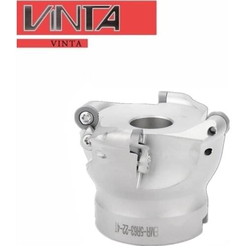 CNC face milling cutter head CNC Adapter Cemented Carbide Blade RP EMRC Tool EMR cutter head EMR5R 6R50 63 80 EMR 5R50-22-4T