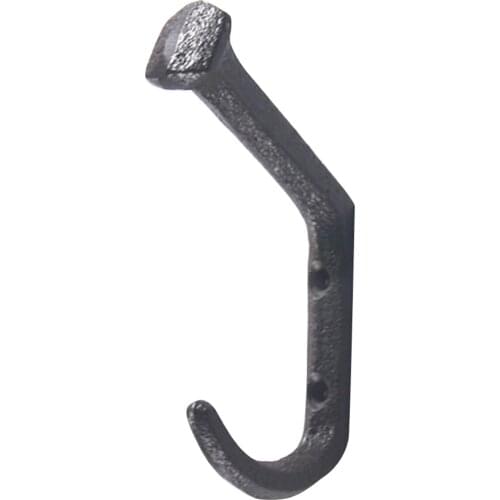 Storage Cast Iron Organizer Entryway Heavy Duty Door Coat Hooks Rustic Black Spike Rack Wall Mounted Home Decor Towel Hanger