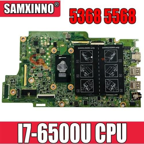 For DELL INSPIRON 5368 5568 Laptop Motherboard With I7-6500u CPU CN-0PJDNR 0PJDNR PJDNR 100% fully tested