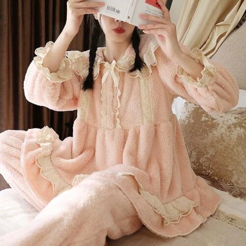 HIGHNESS MOON Women's Flannel Pajamas