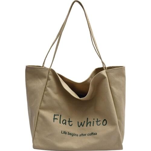 Canvas Sling Bags 2021 Womens Trend Large Capacity Bag New Trendy with Short Handles 2021 Large Capacity New Trendy Bag