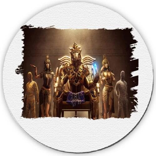 MERCHANDMANIA round mat Pharaoh Egypt GIZA Pyramid for raton computer pc laptop accessory offer