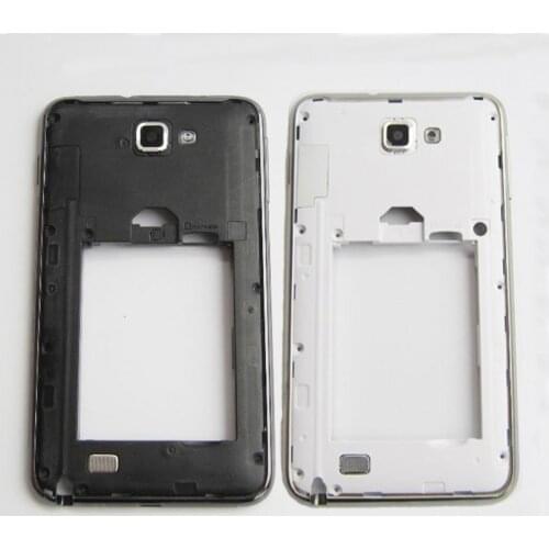 New Middle Frame Bezel For Samsung Galaxy Note 1 N7000 i9220 Replacement Parts With Camera Lens Glass