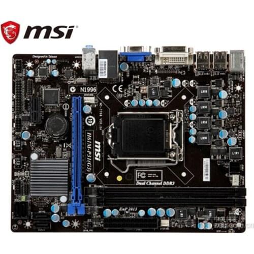 MSI H61M-P31(G3) original motherboard DDR3 LGA 1155 H61 used Desktop Motherboard