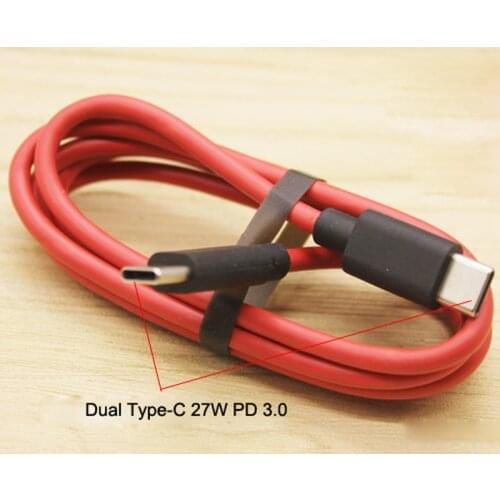 Original Red Magic3 USB PD3.0 dual Type-C Fast Charging Charger Cable Double sided USB-C Cabel For Nubia Red Magic 3 USB Charger