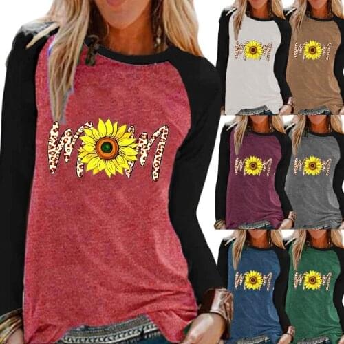 Autumn Fashion Womens Comfortable Long Sleeve Sweatshirt Casual Round Neck Raglan Sleeves Loose Plus Size T-shirt Tops XS-5XL