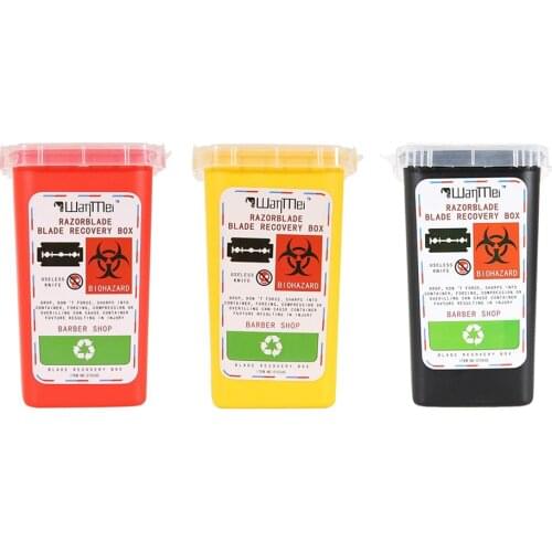 Plastic Small Sharps Biohazard Needles Disposal Container Bin