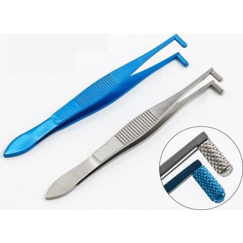 Roller tweezers trachoma tweezers ophthalmology microscopy instruments double-wheel massage tweezers corneal epithelium roller t