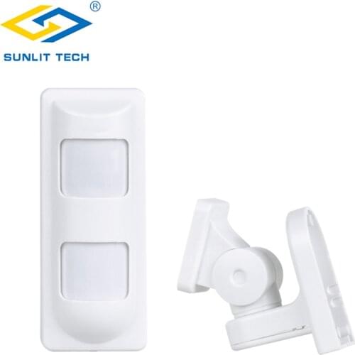 Wide Angle/Curtain/ Pet Friendly Lens Wired 2PIR+Microwave Outdoor Waterproof Motion Sensor Detector for Smart Home Safety