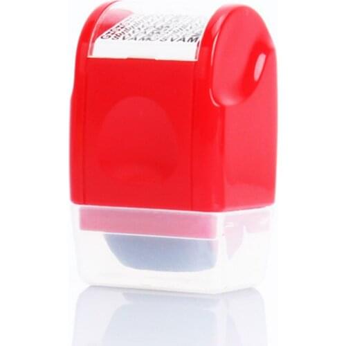 Brand new Identity Privacy Protection Roller Stamp Information Coverage Data Protector Messy Code Roller Stamp