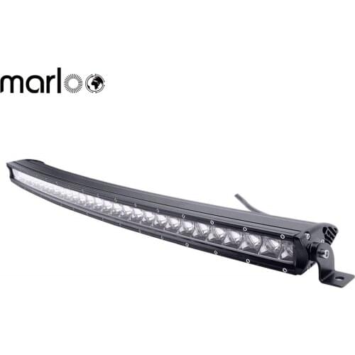 Marloo 5D 30 inch 150W Curved Single Row Led Light Bar 5W Leds Working Light Bar For Truck Jeep 4x4 ATV SUV Off-road vehicles
