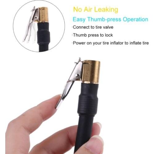 Universal Flexible Tire Tyre Valve Extension Tube Adapter for Air Compressor Tire Inflator Pump for Car Motorcycle Bike