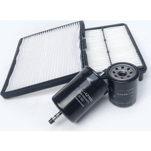 4 pieces/lot Air filter oil filter Air conditioning filter Fuel filter for JAC J5 J6