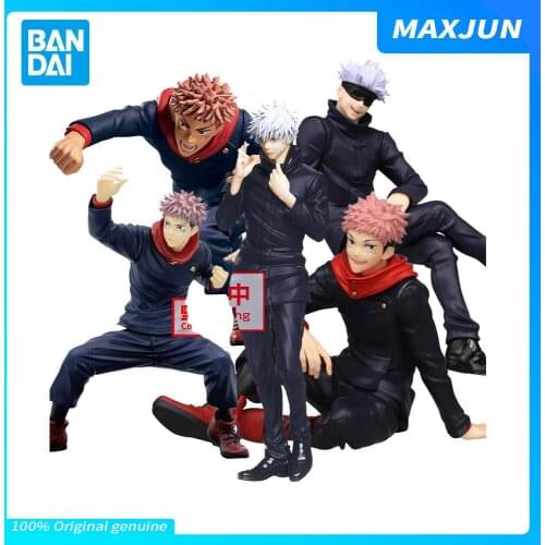 BANDAI Japan Anime Jujutsu Kaisen Figurine Itadori Yuji Gojo Satoru PVC Model Toys Anime Action Figure