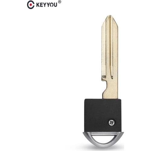 KEYYOU Replacement Emergency Valet Insert Car Key Fob Uncut Blade For Nissan Infiniti Alitma Armada Cube EX35 M35 M45 2006-2011