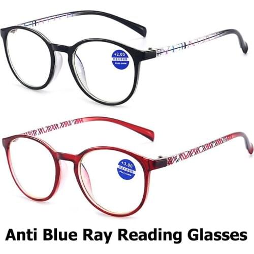 Anti Radiation Reading Glasses For Women Female Oval Spectacles For Reading With Grade Lady Reading Reader Spec Anti Blue Ray